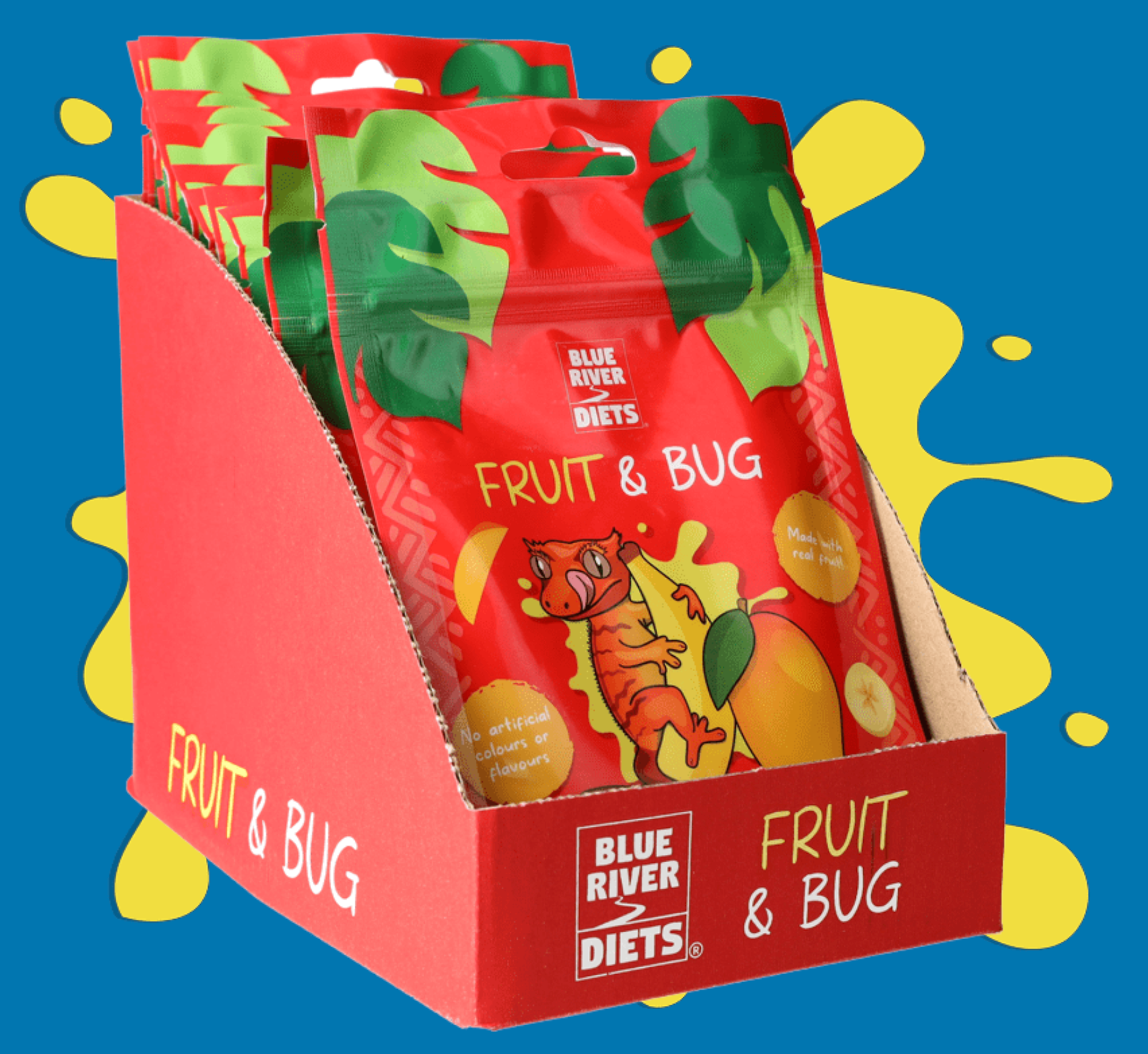 blue river diets gecko food fruit bug