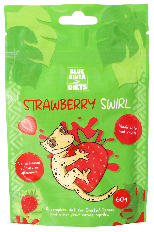 blue river diets gecko food strawberry swirl